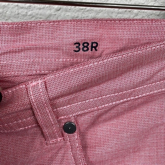 New Rodd & Gunn Straight Fit Jean Pants Coral Red Lived In Washed Sz 38 - Picture 7 of 15
